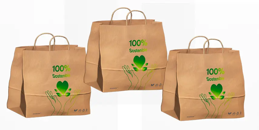 Llega a España la compra colectiva de bolsas de papel sostenible, ecológicas y compostables