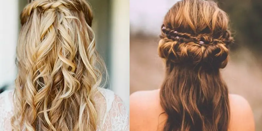 Tendencias de peinados de novias medio recogidos Tendencias de peinados de novias medio recogidos