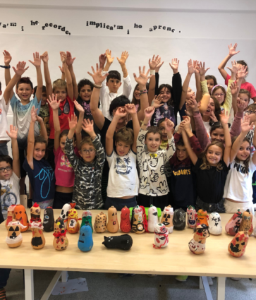 Más de 11.000 niños decoran y cocinan 9.000 kilos de calabaza cacahuete nacional contra el desperdicio alimentario en Halloween