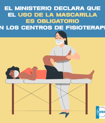 El CGCFE apela a la responsabilidad individual sobre el uso de la mascarilla en sus centros de fisioterapia