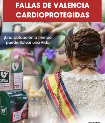 Las Fallas 2024 refuerzan su seguridad con desfibriladores y formación en RCP para convertirse en un referente europeo en cardioproteccción