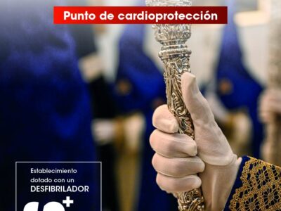 La Semana Santa de Sevilla cada vez más cardioprotegida por Protección Civil en previsión al récord de los millones de visitantes previstos este año