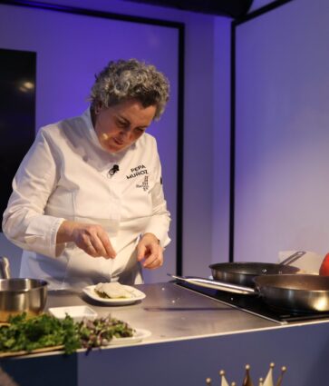 La «reina de la cocina» lleva al skrey de Noruega a su máxima expresión en la gastronomía nacional