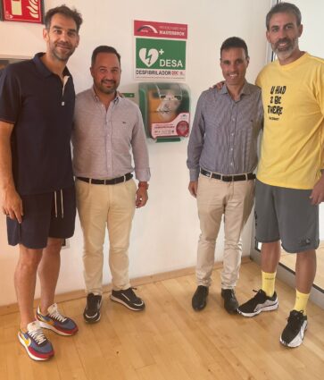 El centro deportivo «Pabellón Training Center Higuerón» se dota de cardioprotección para clientes y vecinos gracias a Almas Industries