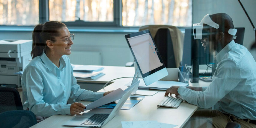 Tecnología inmersiva y oficinas inteligentes