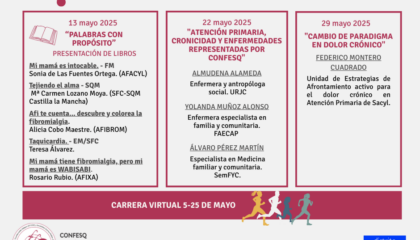 CONFESQ exige derechos y visibilidad para pacientes de fibromialgia, EM/SFC, SQM y EHS en el Día Mundial, destacando la necesidad de mejoras en la Atención Primaria