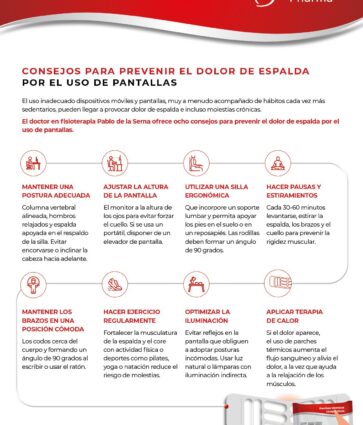 Consejos para prevenir el dolor de espalda por el uso de pantallas, según Pablo de la Serna