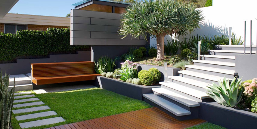 Jardín contemporáneo: diseño, funcionalidad y estética limpia