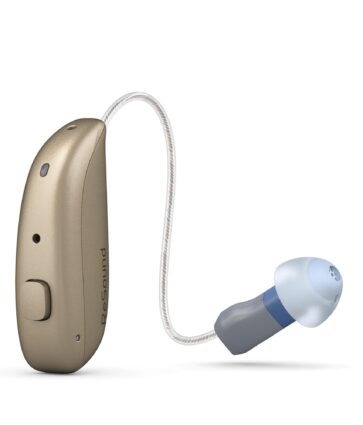 El Auricular M&RIE reduce naturalmente el ruido del viento para los usuarios de audífonos
