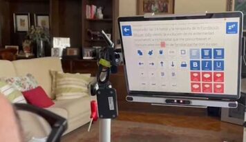 Personas con discapacidad severa acceden gratis a la comunicación con la mirada en CCAA gracias a Qinera