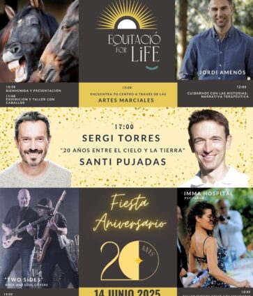 Equitació For Life celebra 20 años transformando vidas con caballos y naturaleza