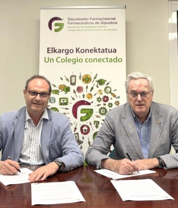 Colegio de Farmacéuticos de Gipuzkoa y SEFYNC trabajarán conjuntamente para impulsar la nutrición y atención farmacéutica en el territorio