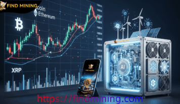XRP agita el mercado, Ethereum y Bitcoin en alza: descubrir ingresos pasivos con Find Mining