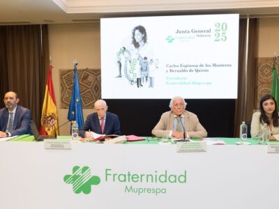 Fraternidad-Muprespa aumenta sus ingresos por cuotas un 13,5% con respecto al ejercicio anterior y aporta a la Seguridad Social 9,7 millones de euros