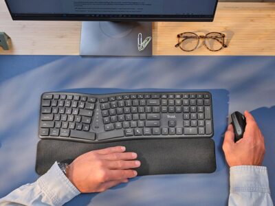 Trust presenta el nuevo teclado ergonómico multidispositivo Keyra