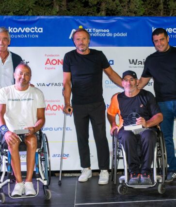 XX Torneo Benéfico de Pádel de Konecta Foundation: 350 participantes y una jornada de inclusión con la FLM