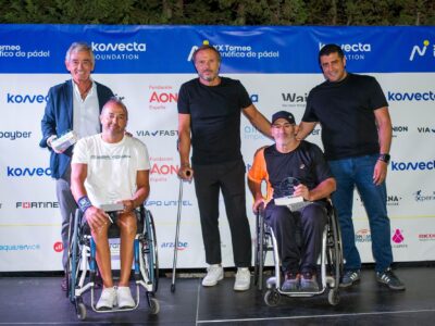 XX Torneo Benéfico de Pádel de Konecta Foundation: 350 participantes y una jornada de inclusión con la FLM