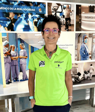 Idoia, la participante riojana del Reto Pelayo Vida Costa Rica 2025, realiza su reconocimiento médico en Policlínica Gipuzkoa
