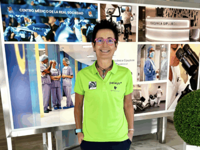 Idoia, la participante riojana del Reto Pelayo Vida Costa Rica 2025, realiza su reconocimiento médico en Policlínica Gipuzkoa