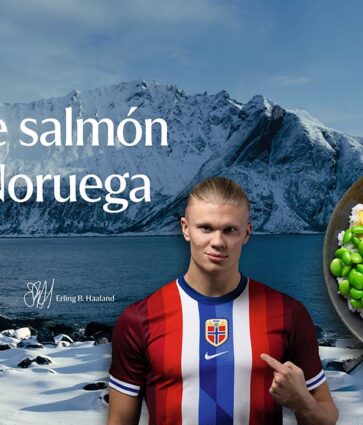 Salud, nutrición y origen destacan en la nueva campaña de Haaland para Mar de Noruega