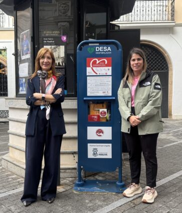 Huelva se suma a la red andaluza de ciudades cardioprotegidas con un desfibrilador 24h