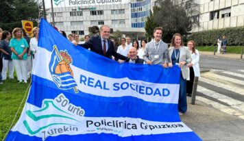 La Real Sociedad homenajeará a Policlínica Gipuzkoa este domingo en el Estadio de Anoeta con motivo de su 50 aniversario