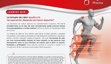 La aplicación de calor mejora la recuperación después de realizar deporte, según Pablo de la Serna