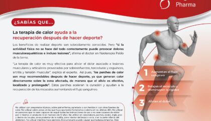 La aplicación de calor mejora la recuperación después de realizar deporte, según Pablo de la Serna