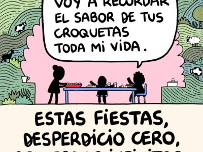 Celebrar unas fiestas sostenibles: el sector lácteo dice ‘no’ al desperdicio