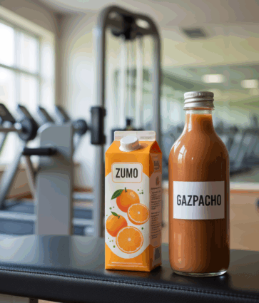 Los zumos de frutas y gazpachos ganan terreno dentro de los nuevos propósitos para 2026