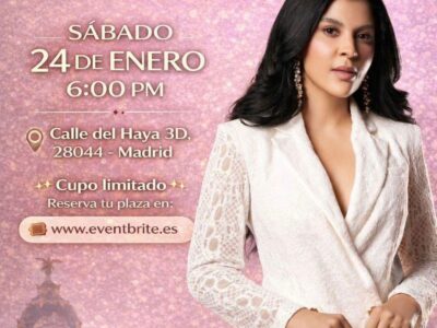 La Dra. Tania Medina llega a Madrid para presentar su conferencia «La belleza de amarme»