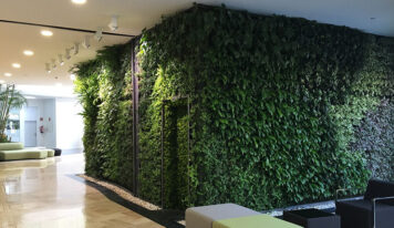 Cómo instalar un jardín vertical artificial en todo tipo de superficies