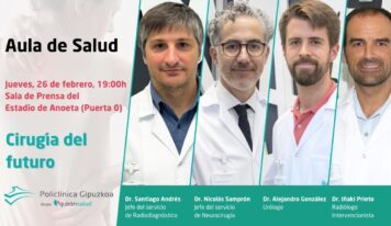 Expertos de Policlínica Gipuzkoa explicarán cómo las nuevas imágenes médicas permiten optimizar la forma de abordar las cirugías