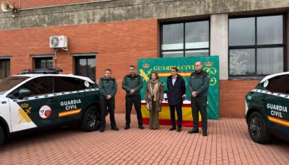 La Guardia Civil de Salamanca cardioprotege diez vehículos patrulla para atender a los pequeños municipios de la provincia